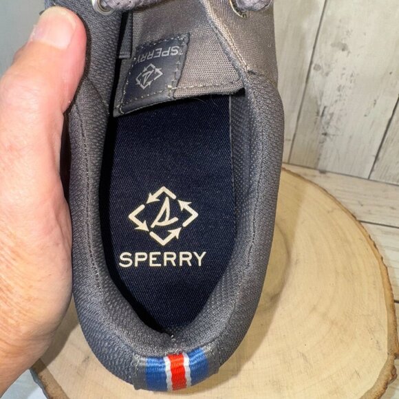 Sperry Women's Captain's Moc Seacycled Loafer Slip-on Boat Shoes Size 8.5 Gray - Picture 9 of 10